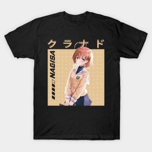 Classic Photo Nagisa Clannad Manga T-Shirt